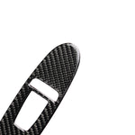 2 PCS Car Carbon Fiber Window Lift Panel Decorative Sticker for Infiniti Q50, Left Drive, Window Lift Panel (2 PCS)