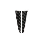 2 PCS Car Carbon Fiber Steering Wheel Below Decorative Sticker for Infiniti Q50 / Q60 2014-2020, Steering Wheel Below