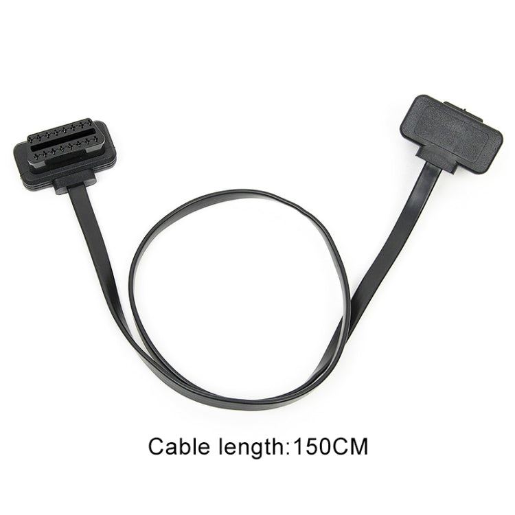 16PIN Car OBD Diagnostic Extended Cable OBD2 Male to Female Cable, Cable Length: 150cm, 150cm