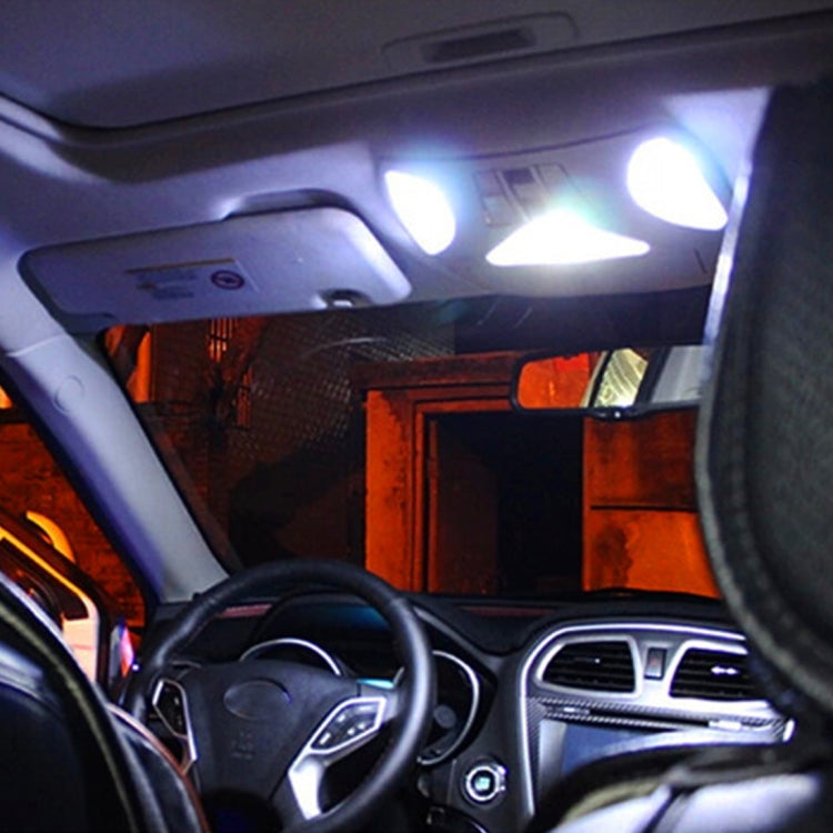 2 PCS 36mm DC12V / 2.5W / 6000K / 170LM 6LEDs SMD-3030 Car Reading Lamp Dome Light, 36mm