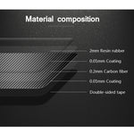 4 in 1 Car Carbon Fiber Blue Steering Wheel Button Decorative Sticker for Subaru Forester 2016-2018, Left and Right Drive Universal, For Subaru Forester 2016-2018(Blue)