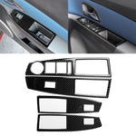Car Carbon Fiber Window Lift Switch Panel Decorative Sticker for Chevrolet Cruze 2009-2015, Right Drive, Window Lift Switch(RH)