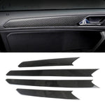 Car Carbon Fiber Door Panel Decorative Sticker for Volkswagen Tiguan L 2019-2021, Door Panel