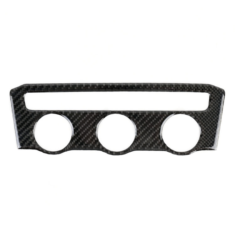 Car Carbon Fiber Air Conditioning Panel Decorative Sticker for Volkswagen Tiguan L 2019-2021, Low Configuration, Air Conditioning Panel, Low Configuration