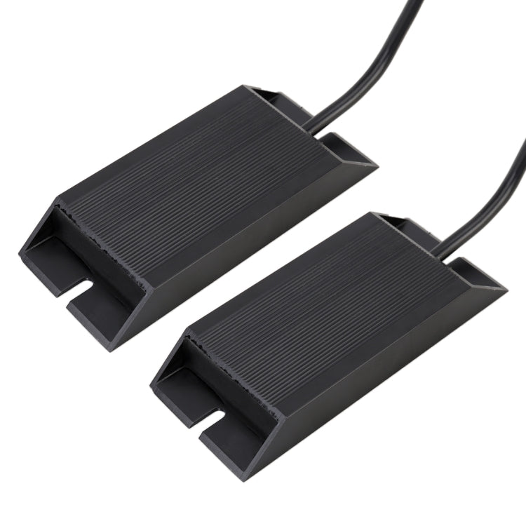 2 PCS 1156 / BAU15S DC12V 50W 6 Ohms Turn Signal / Reversing Light / Brake Light Split Dual Resistance Decoder, 1156 / BAU15S