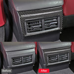 Car Carbon Fiber Rear Air Outlet Decorative Sticker for Lexus IS250 2013-, Left Drive, Rear Air Outlet