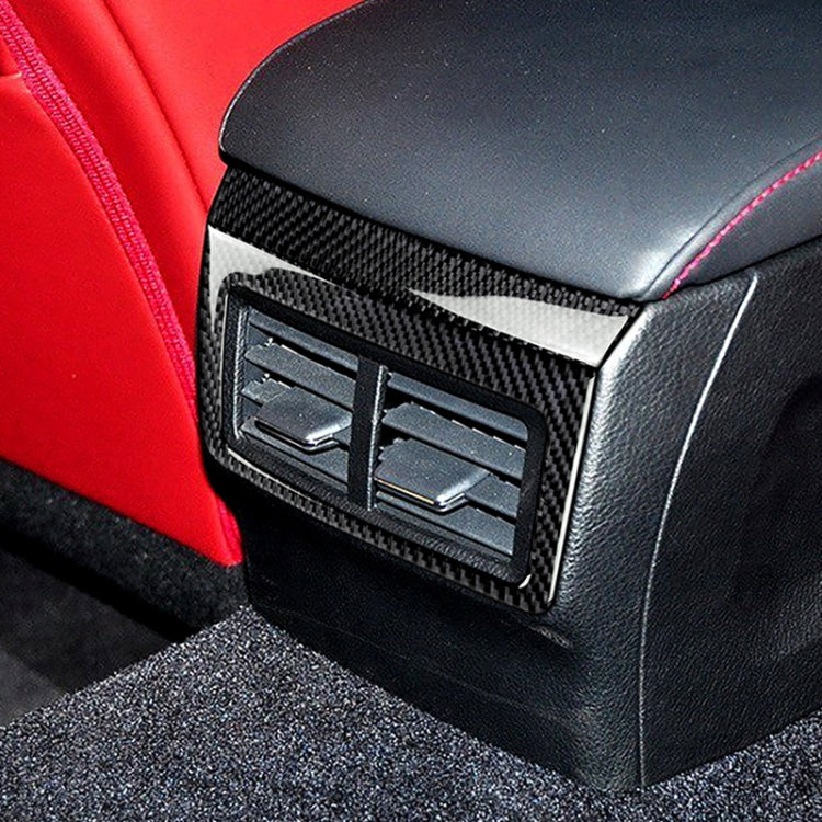 Car Carbon Fiber Rear Air Outlet Decorative Sticker for Lexus IS250 2013-, Left Drive, Rear Air Outlet