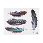 Feather Car Body Random Stickers, Pattern 3, Pattern 3