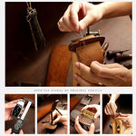 Hallmo Car Cowhide Leather Key Protective Cover Key Case for Volkswagen Lavida B Style, For Volkswagen Lavida B Style, For Volkswagen Lavida BStyle
