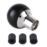 Universal Car Small Round Ball Resin + Carbon Fiber Metal Gear Shift Knob, Small Round Ball (Black), Small Round Ball (White)