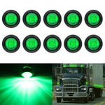 10 PCS MK-009 3/4 inch Car / Truck 3LEDs Side Marker Indicator Lights Bulb Lamp, MK-009(Red Light), MK-009(Blue Light), MK-009(Green Light), MK-009(White Light), MK-009(Yellow Light)