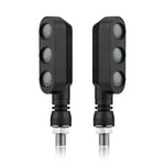 2 PCS KC050 Motorcycle LED Turn Signal Running Brake Light, KC050