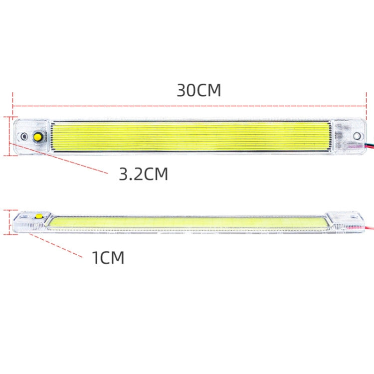 2 PCS ZS-3348 DC12-24V High Bright 84 COB Lamp Beads Car Dome Light Cabin Light Bar, ZS-3348