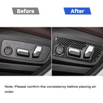 Car Carbon Fiber M High Performance Door Handle C Decorative Sticker for BMW G01 X3 2018-2020 / G02 X4 2019-2020, Left and Right Drive Universal, Door Handle C