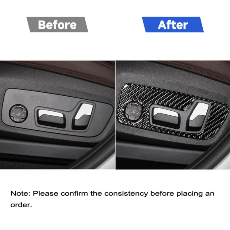 Car Carbon Fiber M High Performance Door Handle C Decorative Sticker for BMW G01 X3 2018-2020 / G02 X4 2019-2020, Left and Right Drive Universal, Door Handle C