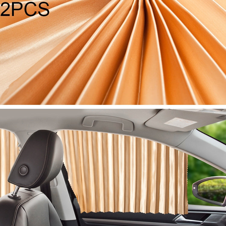 2 PCS Car Auto Sunshade Curtains Windshield Cover for the Rear Seat, Rear Seat, Black, Rear Seat, Gold, Rear Seat, Silver