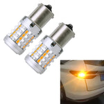 2pcs 1156 IC12-28V / 16.68W / 1.39A Car 3020EMC-26 Constant Current Wide Voltage Turn Signal Light, 1156 (White Light), 1156 (Yellow Light)