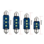 2pcs 41mm IC12V /  2.76W / 0.23A / 300LM 3LEDs SMD Car Reading Lamp Dome Light, 41mm