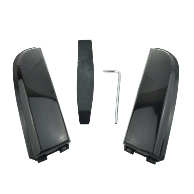 1 Pair For Ford Fiesta 2008-2017 Car Dynamic LED Turn Signal Light Rearview Mirror Flasher Water Blinker, For Ford Fiesta 2008-2017 (Transparent Black)