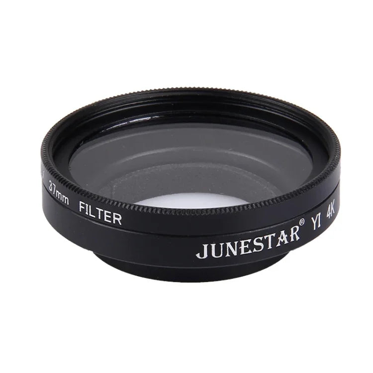 JUNESTAR for Xiaomi Xiaoyi Yi II 4K Sport Action Camera Proffesional 37mm UV Filter + Lens Protective Cap, UV Filter+Lens Cap