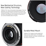 YONGNUO YN50MM F1.8C II F1.8 Auto Focus Lens for Canon EF Mount New Lens, YN50mm F1.8C II
