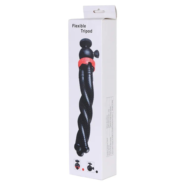 MZ305 Mini Octopus Flexible Tripod Holder with Ball Head for SLR Cameras, GoPro HERO10 Black / HERO9 Black / HERO8 Black /7 /6 /5 /5 Session /4 Session /4 /3+ /3 /2 /1, DJI Osmo Action, Xiaoyi and Other Action Cameras, Cellphone, Size:30cmx5cm, MZ305