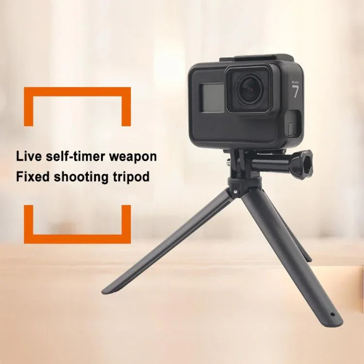 GP456 Tripod Bracket for DJI, Insta360, GoPro and Other Action Cameras and 4-6.8 inch Phones, GP456