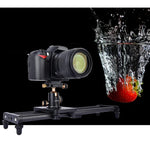 YELANGU L40T 40cm Carbon Fiber Slide Rail Track for SLR Cameras / Video Cameras, L40T 40cm