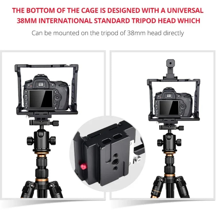 YELANGU C8 YLG0910 Handle Video Camera Cage Stabilizer, YLG0910