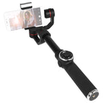 AFI V5 Smooth 3-Axis Handheld Aluminum Brushless Gimbal Stabilizer with Tripod Mount & Fill Light for Smartphones within 6 inch, Support Face Tracking