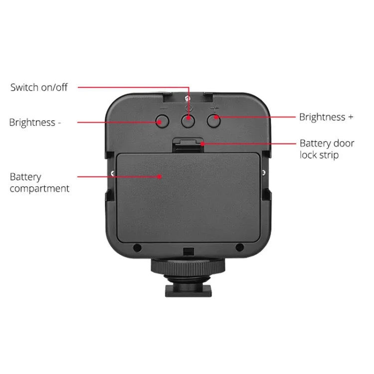 YELANGU LED01 49 LED Video Light for Camera / Video Camcorder, Video Light