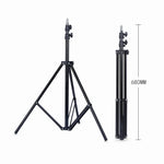 TRIOPO Oubao 1.9m Portable Studio Light Metal Tripod, 1.9m Height