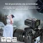 TRIOPO G2 Wireless Flash Trigger 2.4G Receiving / Transmitting Dual Purpose TTL High-speed Trigger for Nikon Camera, G2 For Nikon Camera