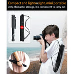 BEXIN P308 Portable Travel Outdoor DSLR Camera Aluminum Alloy Monopod Holder, P308