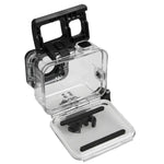 For GoPro HERO5 30m Waterproof PC & ABS Housing Protective Case + Touch Back Cover with Buckle Basic Mount & Long Screw, Backcover Size: 7 x 6 cm, Protective Case