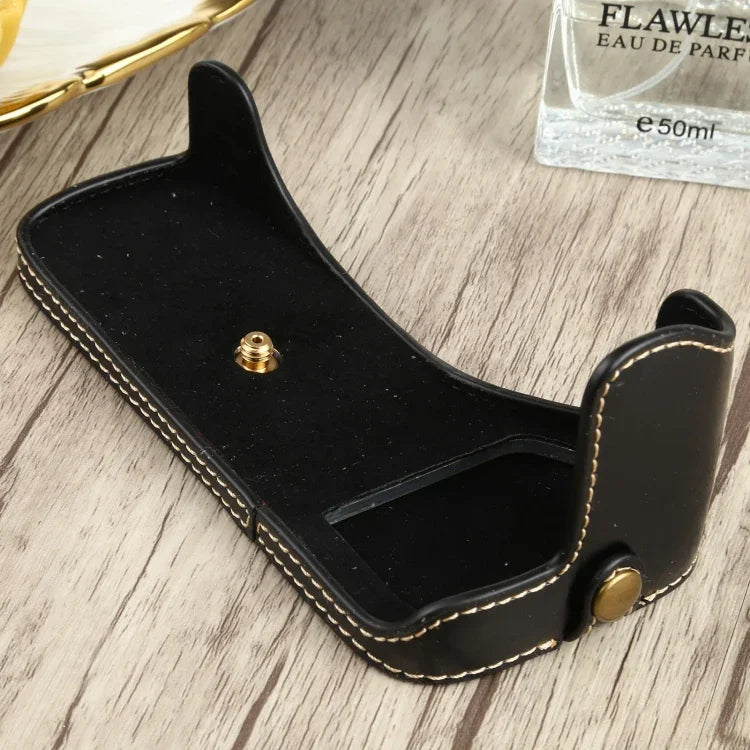 1/4 inch Thread PU Leather Camera Half Case Base for Canon EOS 77D / 800D, For Canon  EOS 77D, For Canon EOS 77D