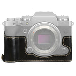 1/4 inch Thread PU Leather Camera Half Case Base for FUJIFILM X-T4, For FUJIFILM X-T4