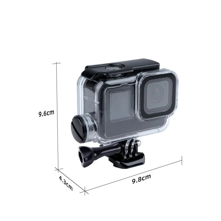 For GoPro HERO10 Black / HERO9 Black 30m Charging Waterproof Housing Case with Buckle Basic Mount & Screw, For GoPro HERO9 Black / Charging