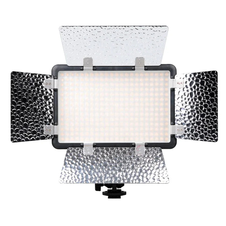 Godox LED308C II 308LEDs Dimmable Photography Light 860LUX Professional Vlogging Video & Photo Studio Light for Canon / Nikon DSLR Cameras