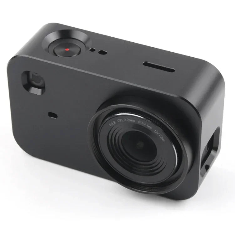 Housing Shell Aluminum Alloy Protective Cage with 37mm Filter Lens & Lens Cap & Screw for Xiaomi Mijia Small Camera