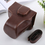 Full Body Camera PU Leather Case Bag with Strap for FUJIFILM X-T3, For FUJI X-T3