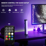LUXCeO P100 RGB Photo Video Light Stick Handheld Fill Light with Remote Control & Grid Softbox, P100+Grid Softbox