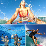 2 in 1 for GoPro HERO6 /5 Touch Screen Back Cover + 45m Waterproof Housing Protective Case(Need to Disassemble Lens When Installed) with Buckle Basic Mount & Lead Screw, Need to Disassemble Lens