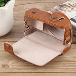 For Sony ZV-1F Vlog Camera Full Body Leather Camera Case Bag with Strap, For Sony ZV-1F