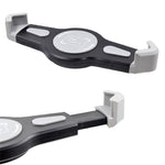 Universal Mount Tripod Floor Stand Tablet Holder for iPad, and 7 - 12 inch Tablet and Laptop