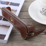 1/4 inch Thread PU Leather Camera Half Case Base for Canon EOS M5, For Canon M5