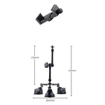 Tri-leg Suction Cup Articulating Friction Magic Arm Phone Clamp Mount, Tri-leg Suction Cup Magic Arm
