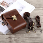 Full Body Camera Buckle Lock PU Leather Case Bag with Hand Strap & Neck Strap for Canon G7X II / G9X Mark II, Sony RX100 / M2, For G7X II, For RX100