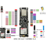 WiFi Bluetooth 18560 Battery Holder Solar Charge Module Development Board, T-SIM7000G