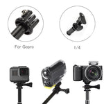 Universal Aluminum Alloy Selfie Stick with Adapter, Length: 25-75cm, Length: 25-75cm